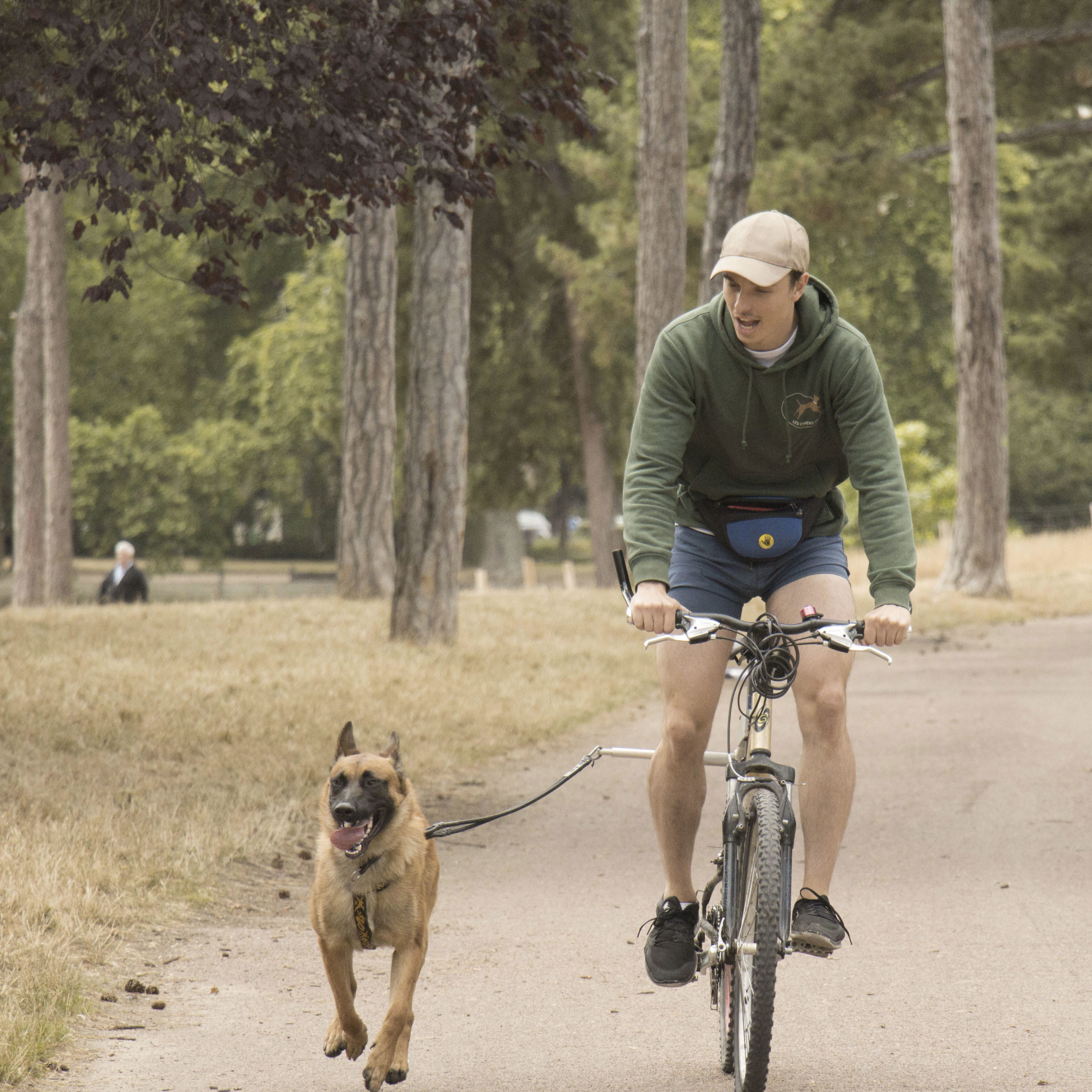 faire du vélo avec son chien